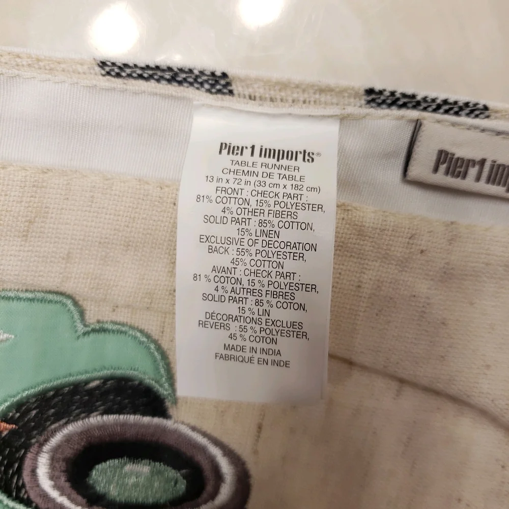 Pier 1 Easter Bunny Table Runner